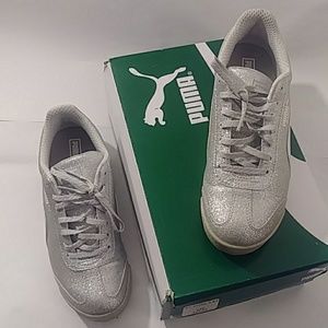 Puma Roma Glitz Glamm lace jr sz 5